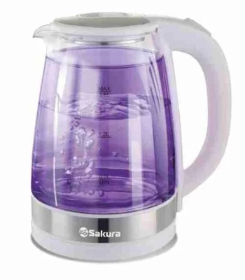 SAKURA чайник электрический 1,8л стекло SA-2744V